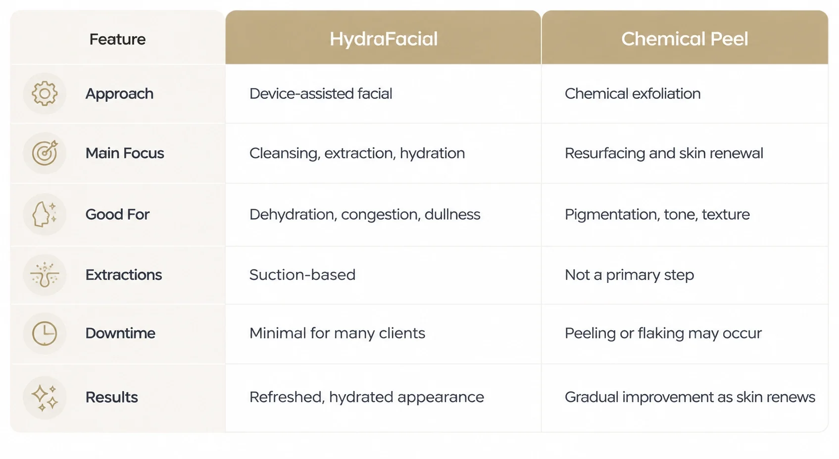 HydraFacial Chemical Peel Side by Side Comparison SkinLocal HydraFacial vs Chemical Peel: Which One Should You Choose? 3 HydraFacial vs Chemical Peel: Which One Should You Choose? 2